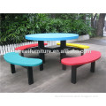 Outdoor furniture set metal picnic table set outdoor table and bench